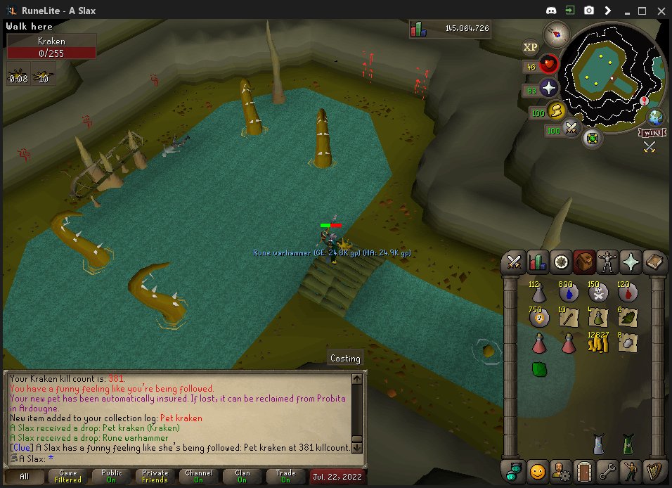 Slax_OSRS's tweet image. #4 kraken