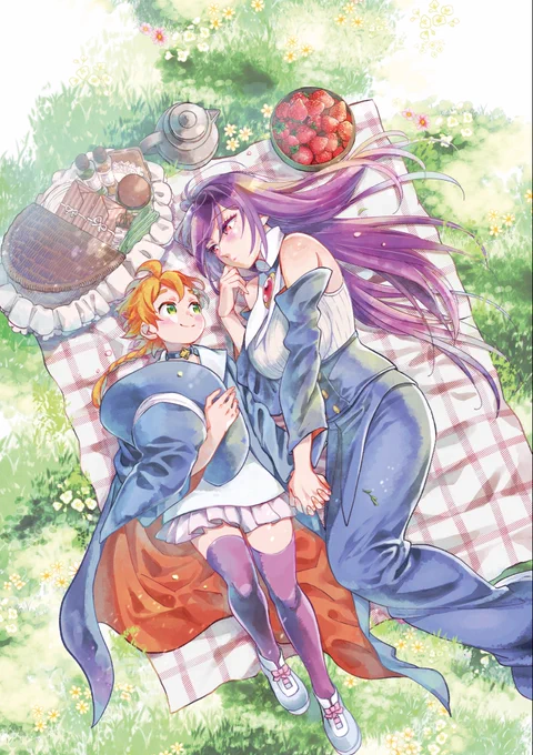 キャラ作画をしている『魔女ノ結婚』2巻の表紙の全体図です☺️
8月10日発売予定です!描き下ろしや特典いろいろありますので
よろしくお願いいたしますー!
#魔女ノ結婚 