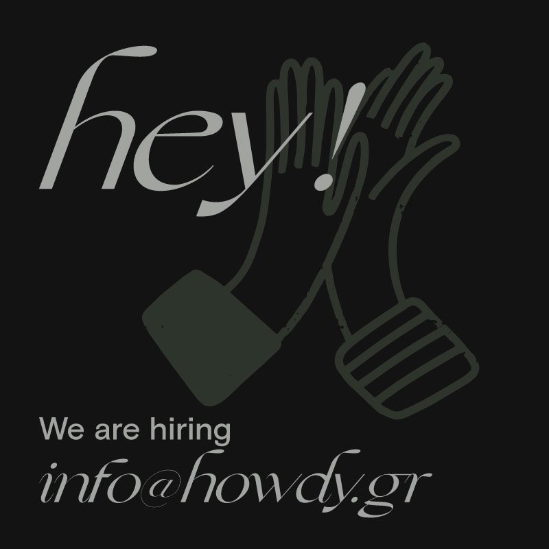 TheHowdyFamily's tweet photo. Hey! We are hiring⚡️

We are expanding our family and we are looking for a Graphic Designer &amp; an Intern Designer to join us.

Drop us a line, including your portfolio at info@howdy.gr

#hiring #graphicdesigner #designer #intern https://t.co/PrM3zWdZfS