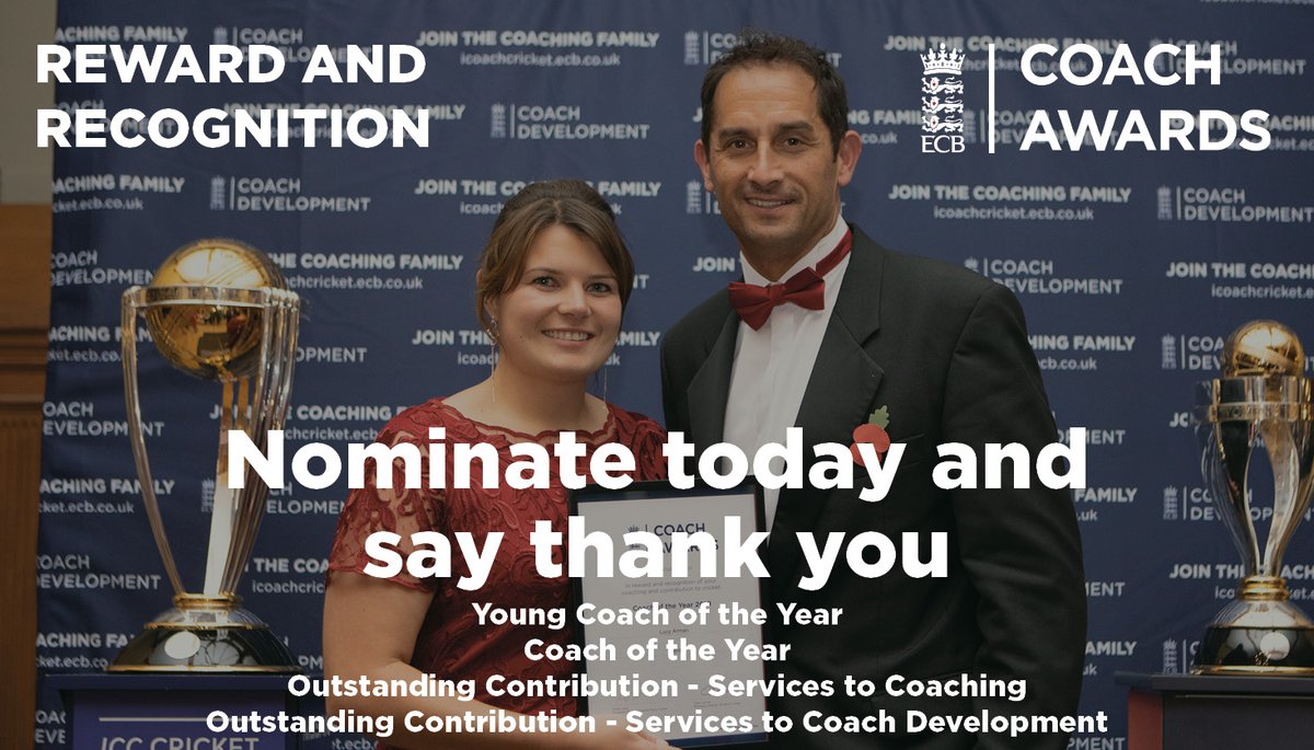 ECBCA_Kent's tweet photo. Know a coach who deserves recognition for their hard work and dedication? 
Nominate them for an ECB Coach Award today!
https://t.co/2GurLNXwu2
@KentCricketDev @KentCAGSquads @KentCricketDis @KentWomensCrick https://t.co/fnL4WP57WQ
