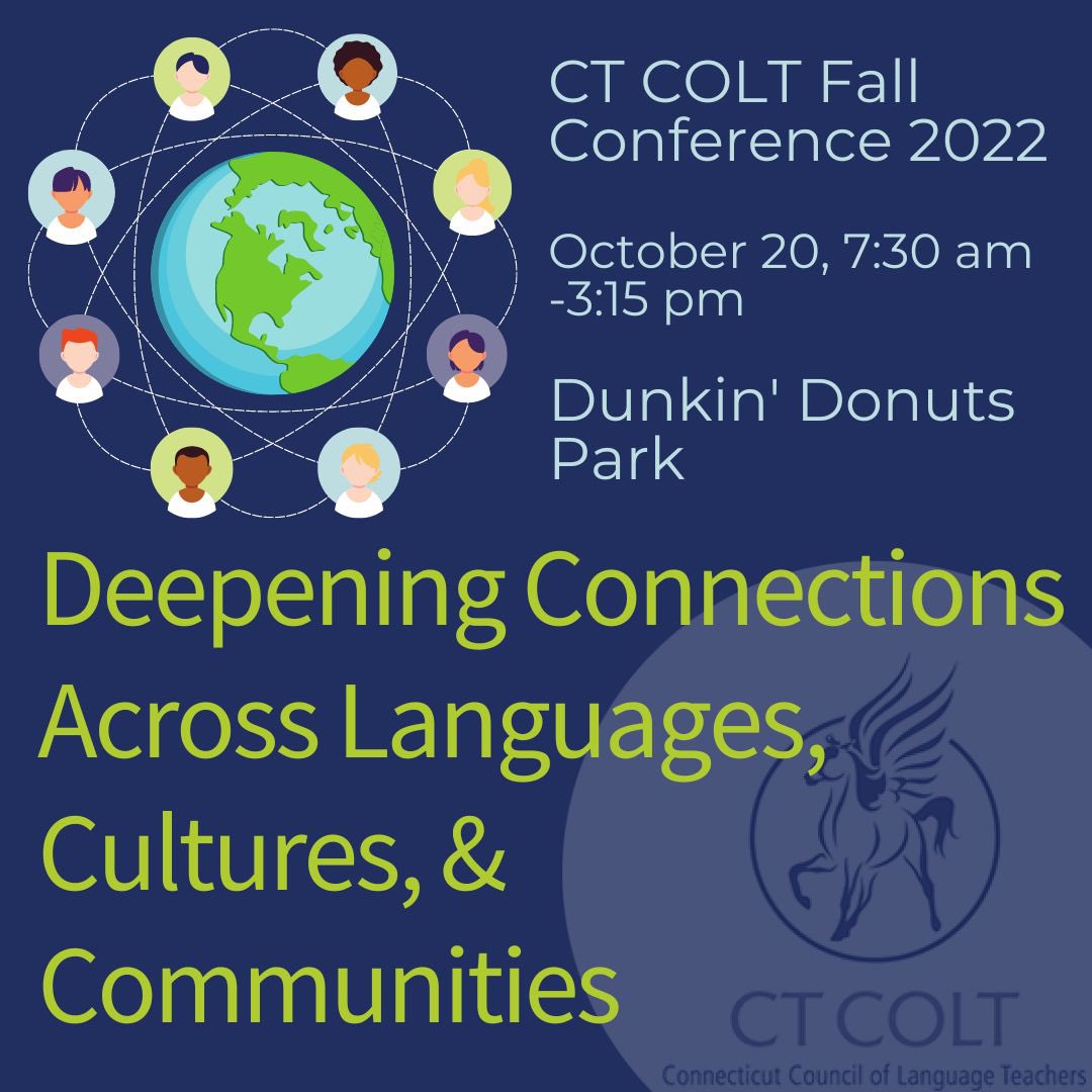 CT_COLT's tweet photo. Save the date! We hope to see you at our annual fall conference held this year at Dunkin Donuts Park on Oct. 20. #ctcolt https://t.co/n1mF961hwm