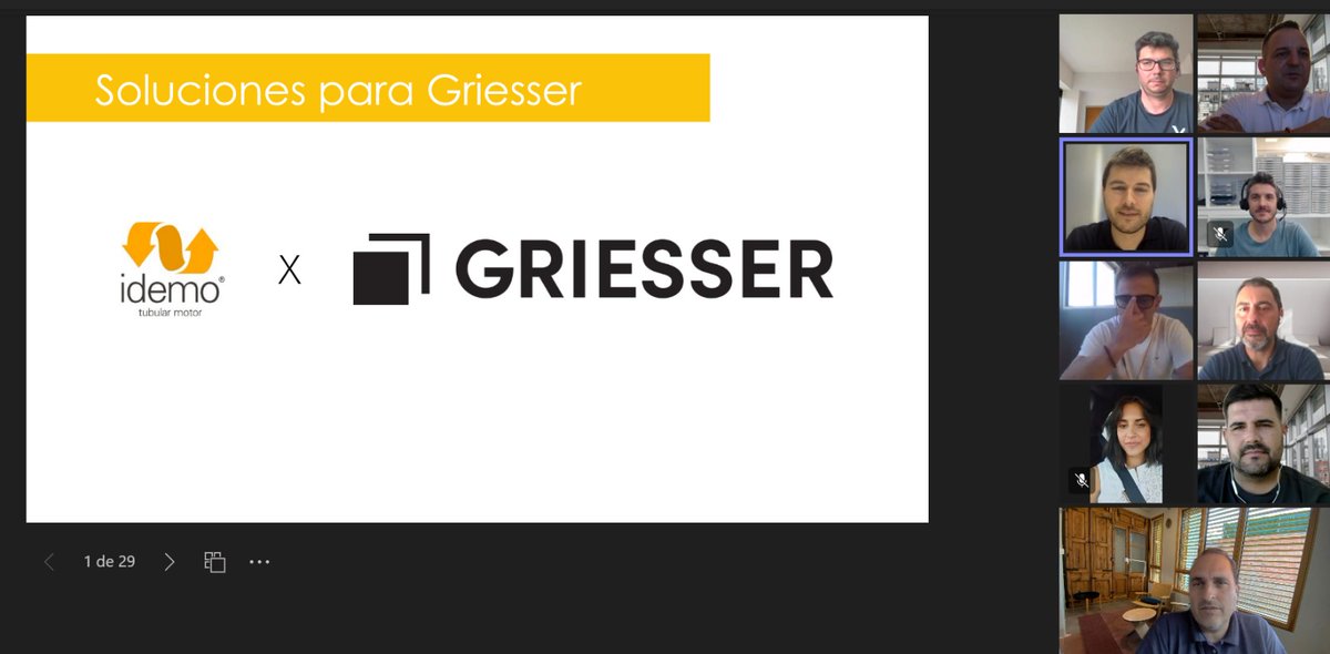 GriesserIB's tweet photo. 👉#Jornada de #formación del equipo #Griesser para la #automatización de las #Persianas #Graduables con #IdemoMotors.
#inspiredbythesun https://t.co/fbNjqRtq2X