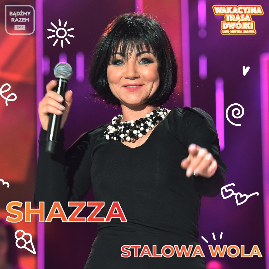 TVP's tweet photo. Oni wiedzą, jak rozkręcić każdą imprezę! 🕺💃 Podczas #WakacyjnejTrasyDwójki w Stalowej Woli swoje największe hity zaśpiewają 👉 #Andre 🎤 #Classic 🎤 #Mejk oraz #Shazza 🎤 #BądźmyRazem już w niedzielę o 20:30 w #TVP2 🧡 https://t.co/ViuJELOgXQ