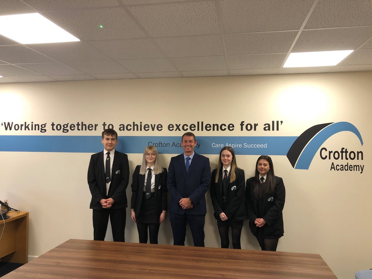 CroftonAcademy's tweet photo. After a rigorous interview process, we are delighted to announce our senior prefect team for 2022/23. Congratulations: Alice & Jessica our Head Prefects & Chloe & Josh our Deputy Head Prefects. Really looking forward to working with you next year #WeAreCrofton #PrefectTeam https://t.co/ersoZAUZTr