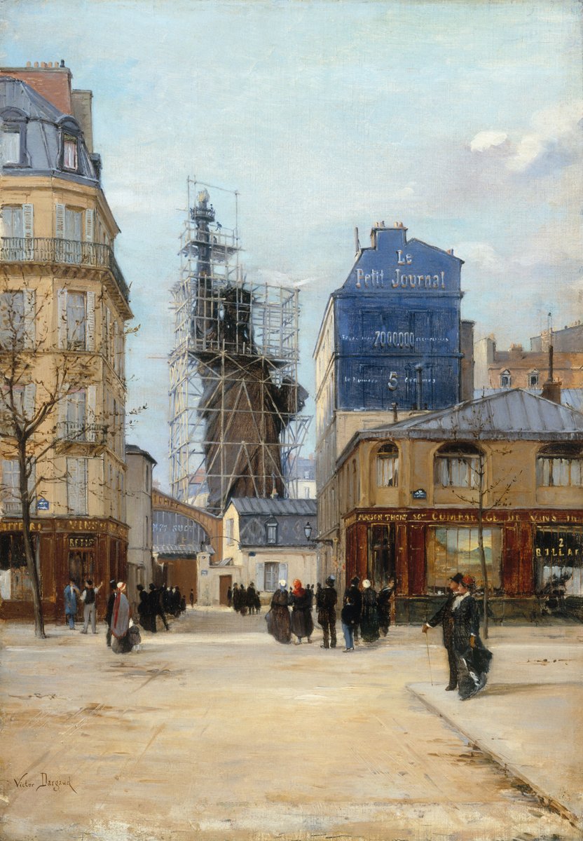 Paul-Joseph-Victor Dargaud, La Statue de la Liberté d’Auguste Bartholdi dans l’atelier du fondeur Gaget, rue de Chazelles, vers 1884 © Paris Musées/ Musée Carnavalet - Histoire de Paris