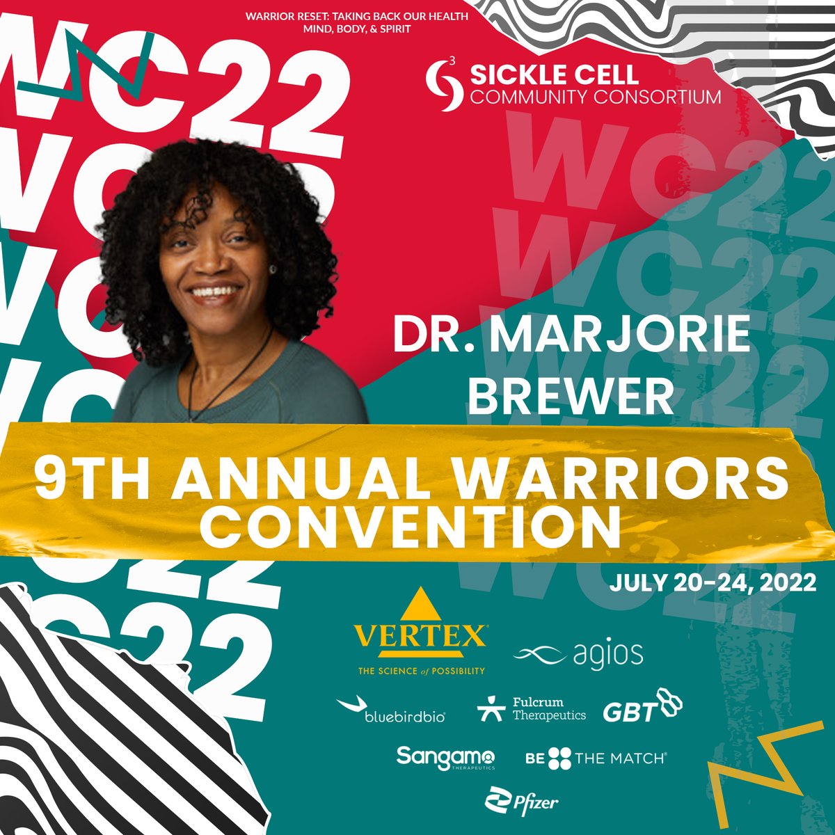 SCCConsortium's tweet image. We hope you are well-rested and ready for our Morning Wellness Session! In just 30 minutes we will begin Restorative Yoga guided by Dr. Marjorie Dejoie-Brewer &amp;amp; Dr. Carolyn Rowley. Get ready to learn how to move and breathe!

#SC3WC22 #WC22 #WarriorReset #MindBodySpirit