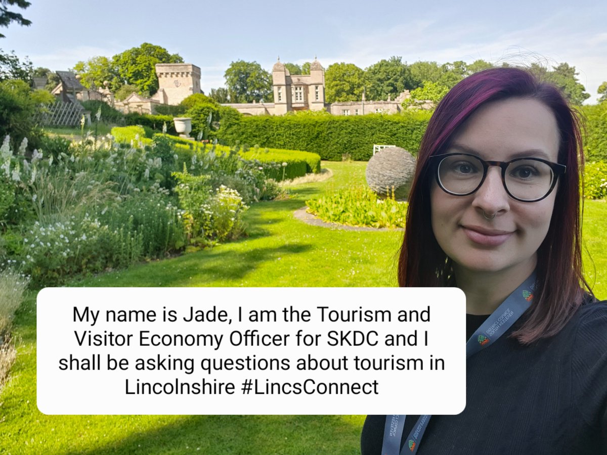 discoversouthk's tweet photo. Hi, I am Jade and I shall be hosting #LincsConnect this evening. I am the Tourism and Visitor Economy Officer for @southkesteven and I manage Discover South Kesteven. I will be asking questions about Tourism in Lincolnshire, follow the hashtag to join in! @LincsConnect @EWGardens https://t.co/XXfcWVuprh
