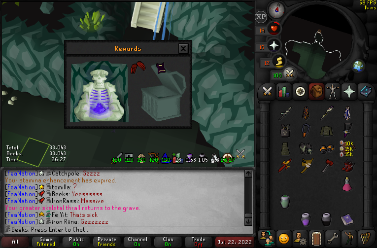 TSenberg's tweet image. 8/12 - ancestral hunt is ON