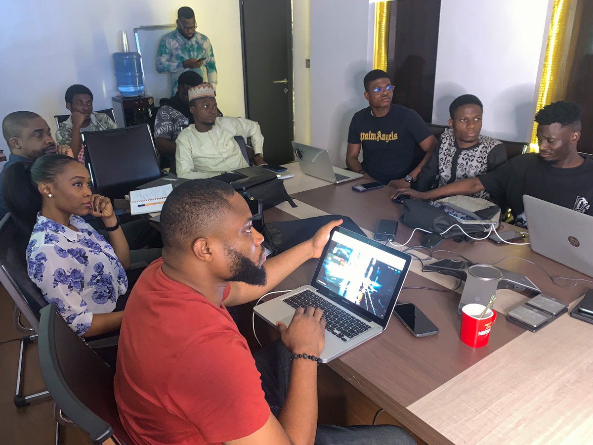 EkoInnovation's tweet photo. This week’s session of our three-month Startup Incubator Program with selected Startups from MarkHack 1.0. ; Oval Interactive, LiveBic, @monifycookies , SprayMe, Kaylaa and WedisplayMagic3D was enlightening. 
It was centered on Team Building. 

Our first facilitator Mariam https://t.co/VlIY4vT0es