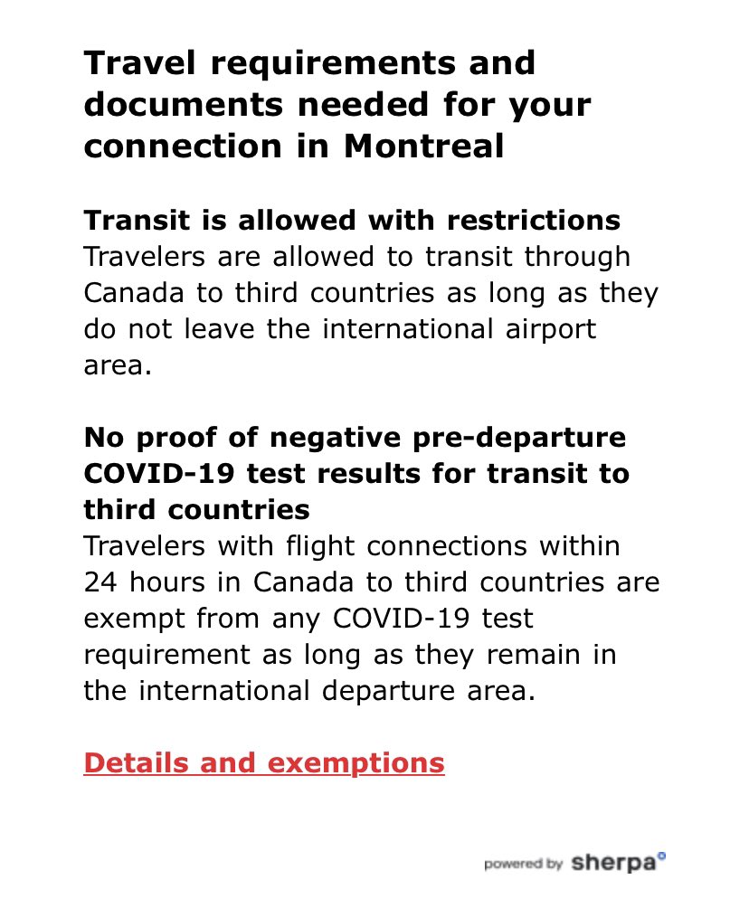 fadiwissa's tweet photo. @AirCanada @smallcrazy @Canada @Budgetair Even if it’s a government rule, you should at least communicate it more clearly. Many passengers are surprised at the last minute and your communication is misleading https://t.co/X6zU2dbIBU
