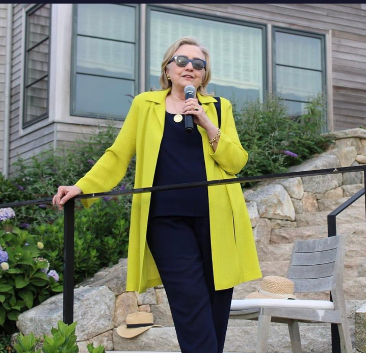VABVOX's tweet photo. Hillary Clinton reminding everyone she warned you about Donald Trump. Repeatedly. https://t.co/pS0FN1uo4v