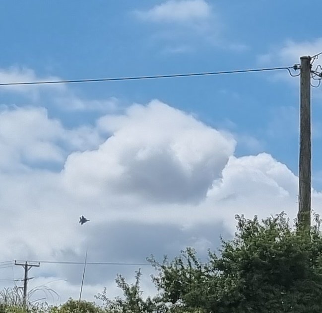 CAfvbc's tweet photo. Lovely to see Eagles over Cornwall...

A pair USAF F15E Strike Eagles to be precice!

Haven't seen them over the Veterans Hub for a good few years!

Thank you for dropping in RAF Lakenheath and the @48FighterWing!

#SoundIfThunder
#SoundOfFrredom https://t.co/7Y8vTR45cq