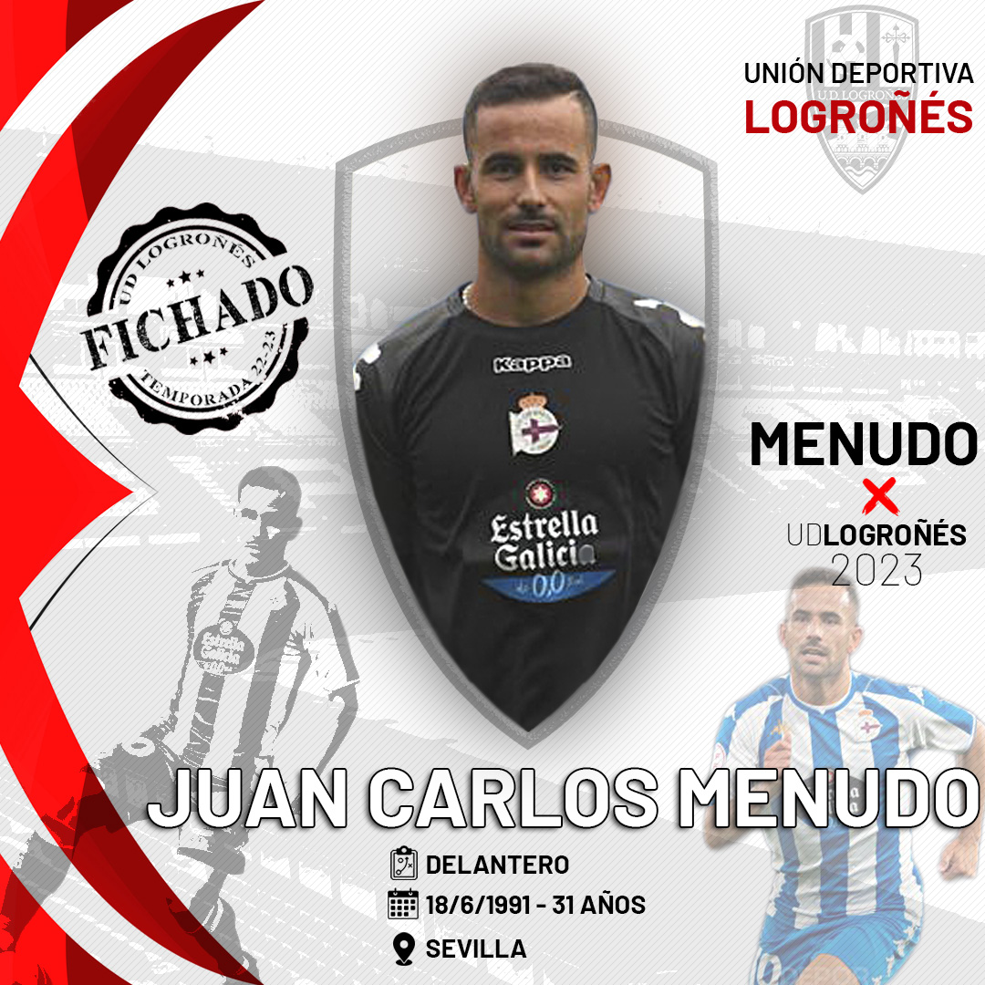✍️ OFICIAL | 🔙 El habilidoso mediapunta Juan Carlos Menudo regresa a la entidad blanquirrroja para fortalecer el ataque. 

👋 ¡Bienvenido de nuevo, <a href="/menudo_d/">Juan Carlos Menudo D</a>! 🤍❤️

ℹ️ Los detalles: udlogrones.com/juan-carlos-me…