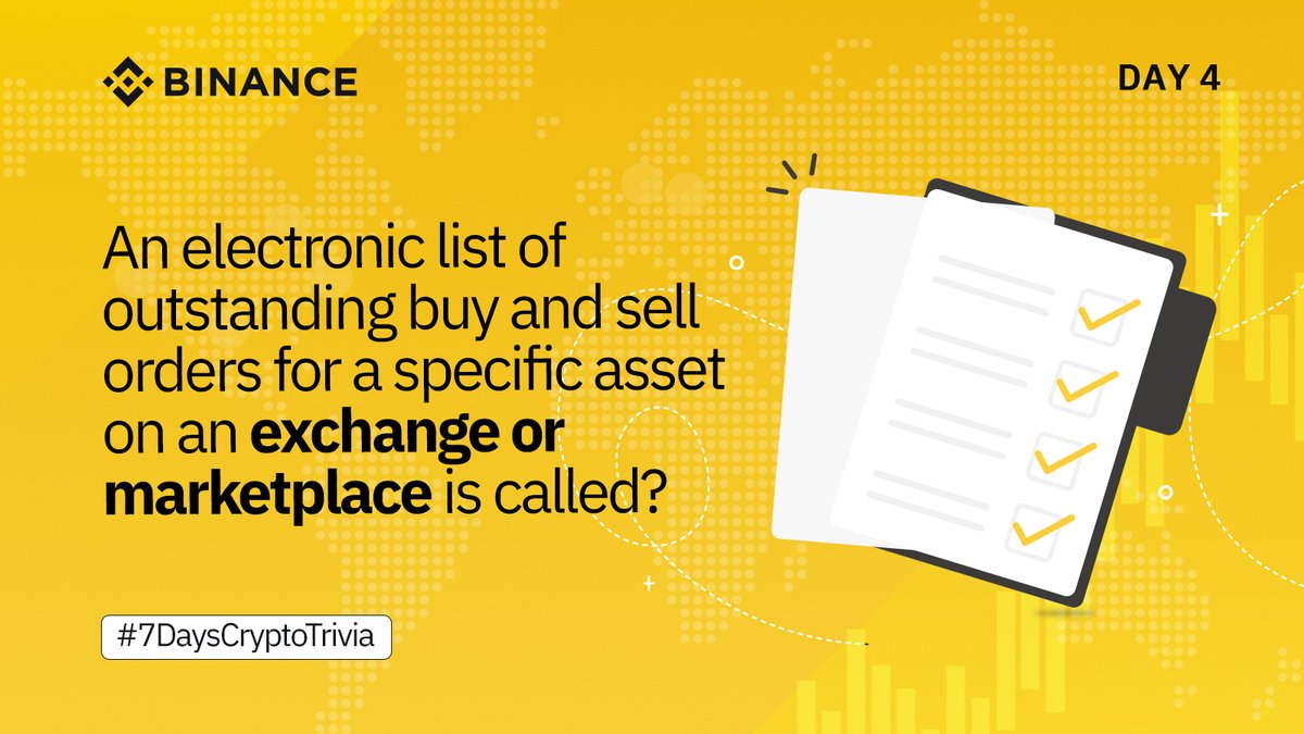 Join #Day 4 of our weekly Trivia. Share in our $100 BUSD daily prize pool👉5 winners!
 
To enter:
🔸Retweet♻️
🔸Follow @binanceafrica
🔸Comment your answers with #7DaysofCrypto and tag 5 friends to follow us
🔸Fill entry👉forms.gle/DkKBoR349RodqZ…