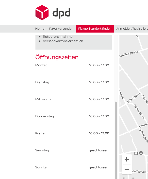 tglondon's tweet photo. packet via @dpd_at not delivered because i work.  Packet taken to a collection point only open 10:00 to 17:00 Monday to Friday.  It takes a special kind of stupid to think that's a good idea.  
 #dpd @DPDgroup_news https://t.co/rCOYIzS1n5