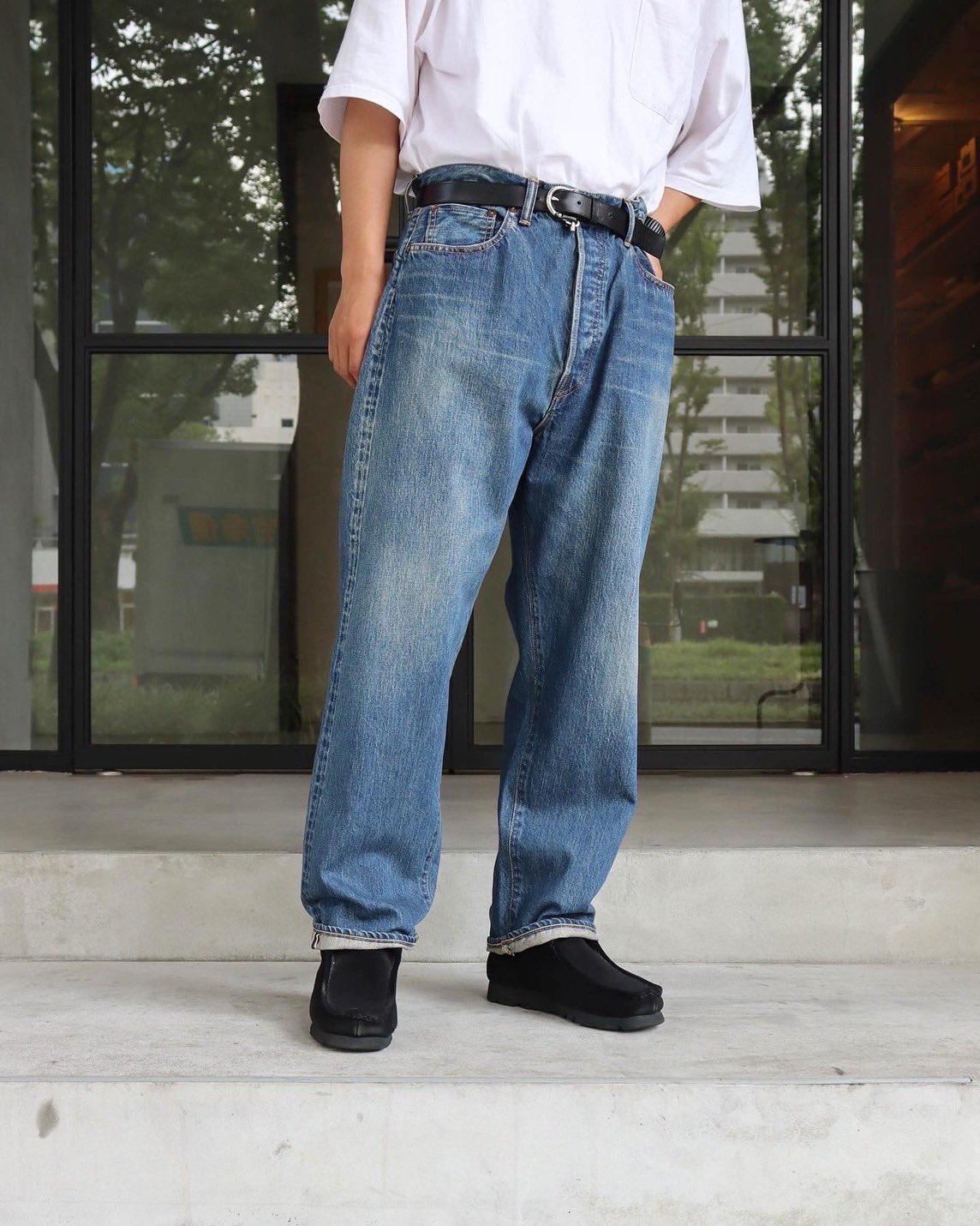 A.PRESSE Washed Denim Wide Pants 38 デニム pelartlab.com A.PRESSE Washed Denim Wide Pants 38 デニム pelartlab.com