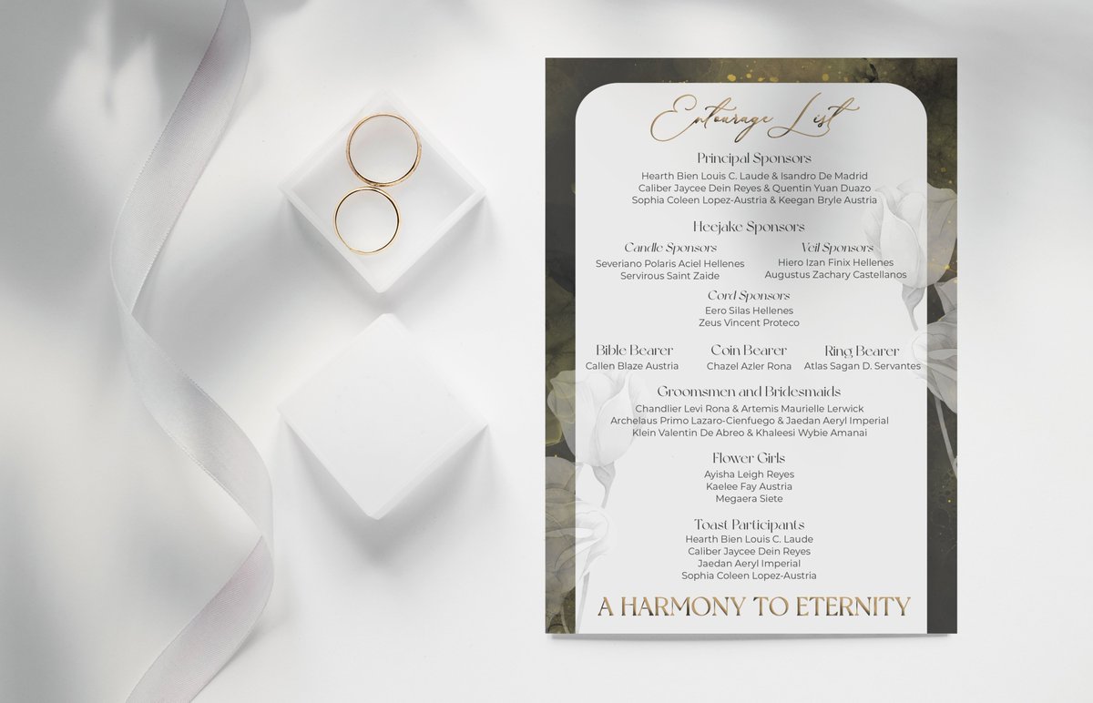 ㅤ 

                    YUGTO⠀EVENTS.⠀⠀⠀⠀⠀
         A  HARMONY  TO  ETERNITY

                   ENTOURAGE  LIST

               #LoveBeyondTheNotes
              #SymphonyOfALifetime
           #PatungoSaBagongYUGTO 

ㅤㅤ