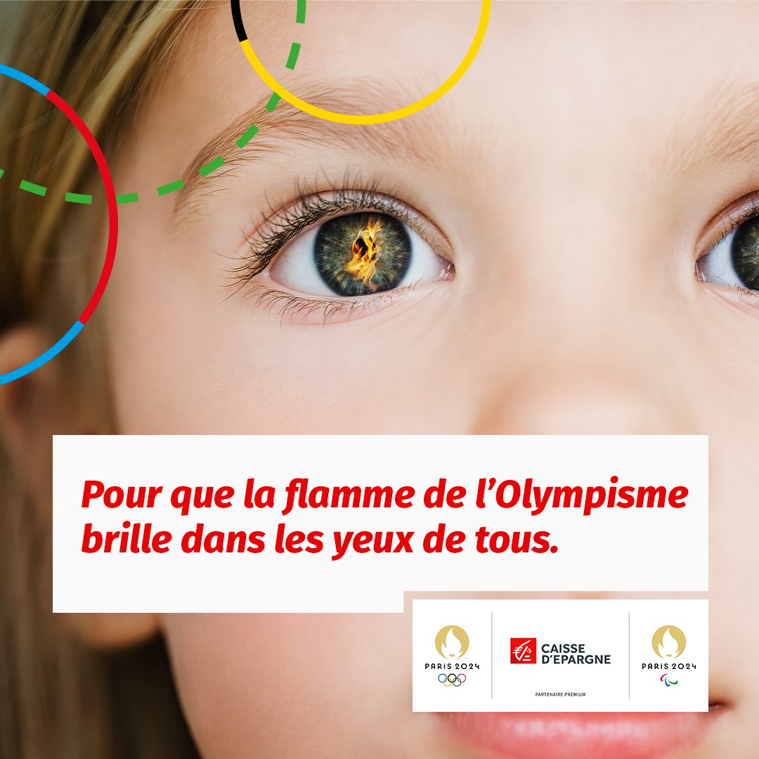 CaissEpargneBFC's tweet photo. La Caisse d’Epargne devient partenaire du relais de la flamme pour faire vivre les Jeux de Paris 2024 au cœur des territoires. #VousEtreUtile #Paris2024 https://t.co/nqLTFXuSOn