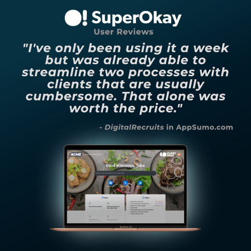 ThisIsSuperOkay's tweet photo. Try SuperOkay free for 14 days βοΈ https://t.co/aUwhHi4N3B
#superokay #smallbusinessowners #businesssoftware #saasmarketing #projectmanagement https://t.co/GD9R2eSLzW