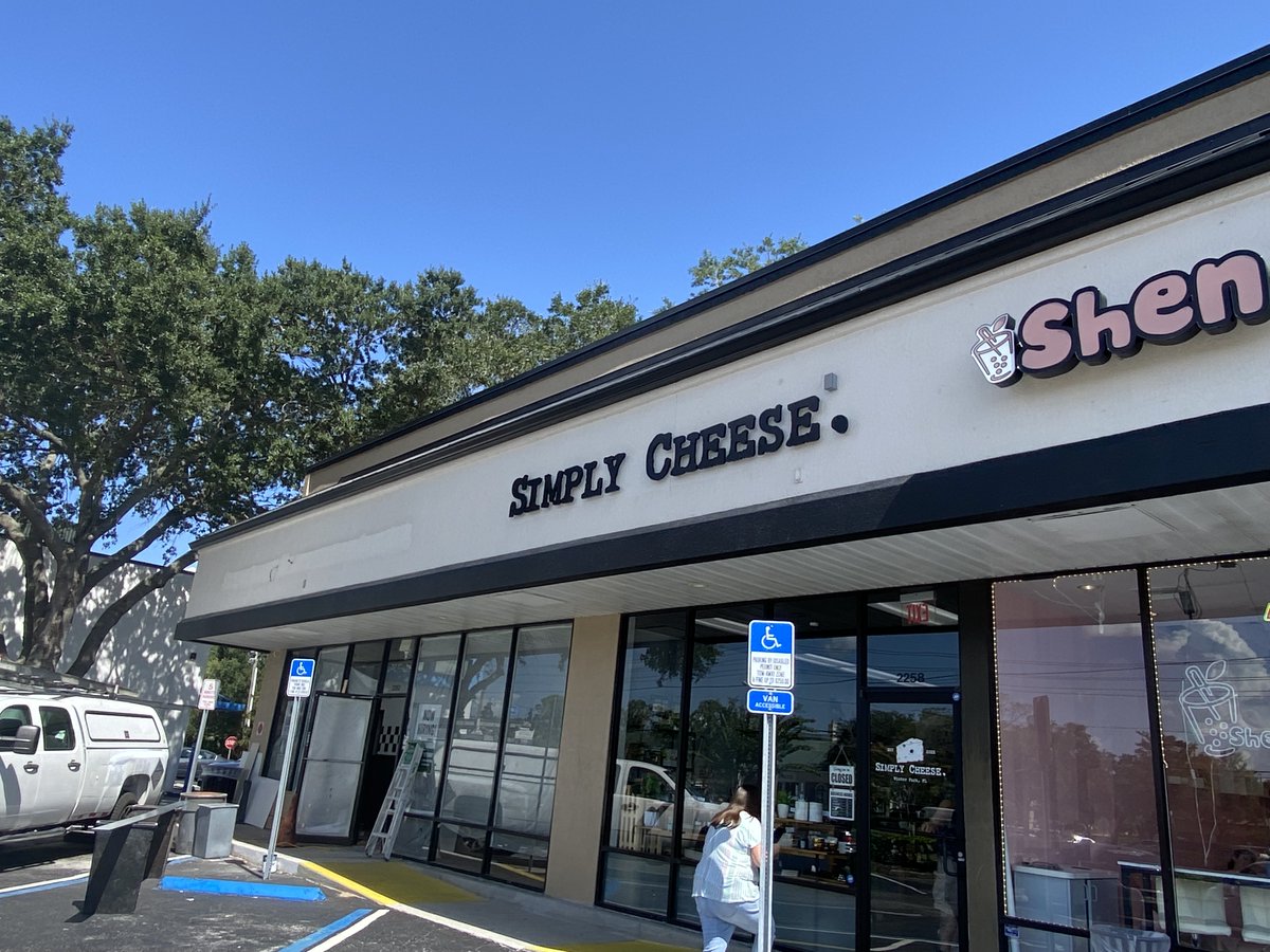 OrlandoMag's tweet photo. Meet Annie and Kyle, the owners of Simply Cheese, a brand new cheese shop in Winter Park. Annie's from Wisconsin, so she knows a thing or two about good cheese. Simply Cheese officially opens this Sat, so stop by and have a slice. #mediainvite #mediaevent #simplycheese https://t.co/mnGLzpGHDJ