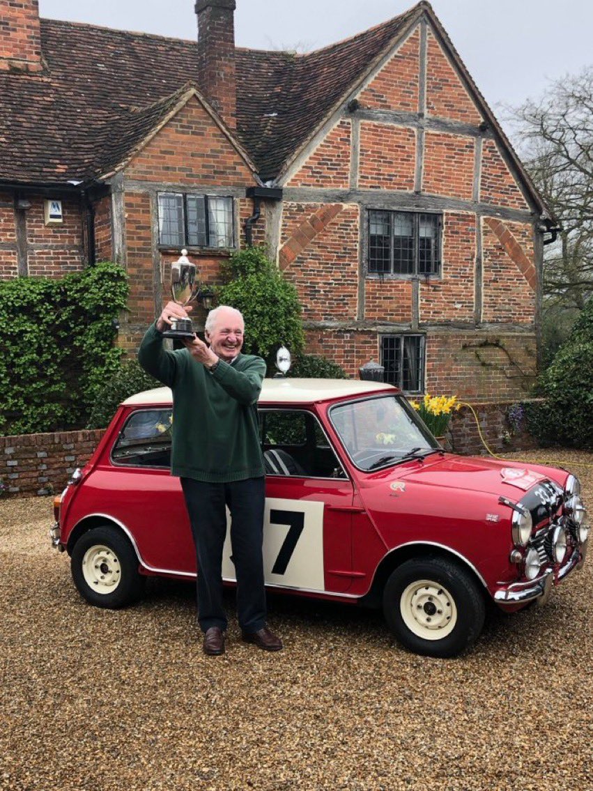 Passing of a legend. Rest in Peace #PaddyHopkirk. The world of MINI and motorsport at large will remember you forever | #MINI #MINIUK #ClassicMini #MINIFam