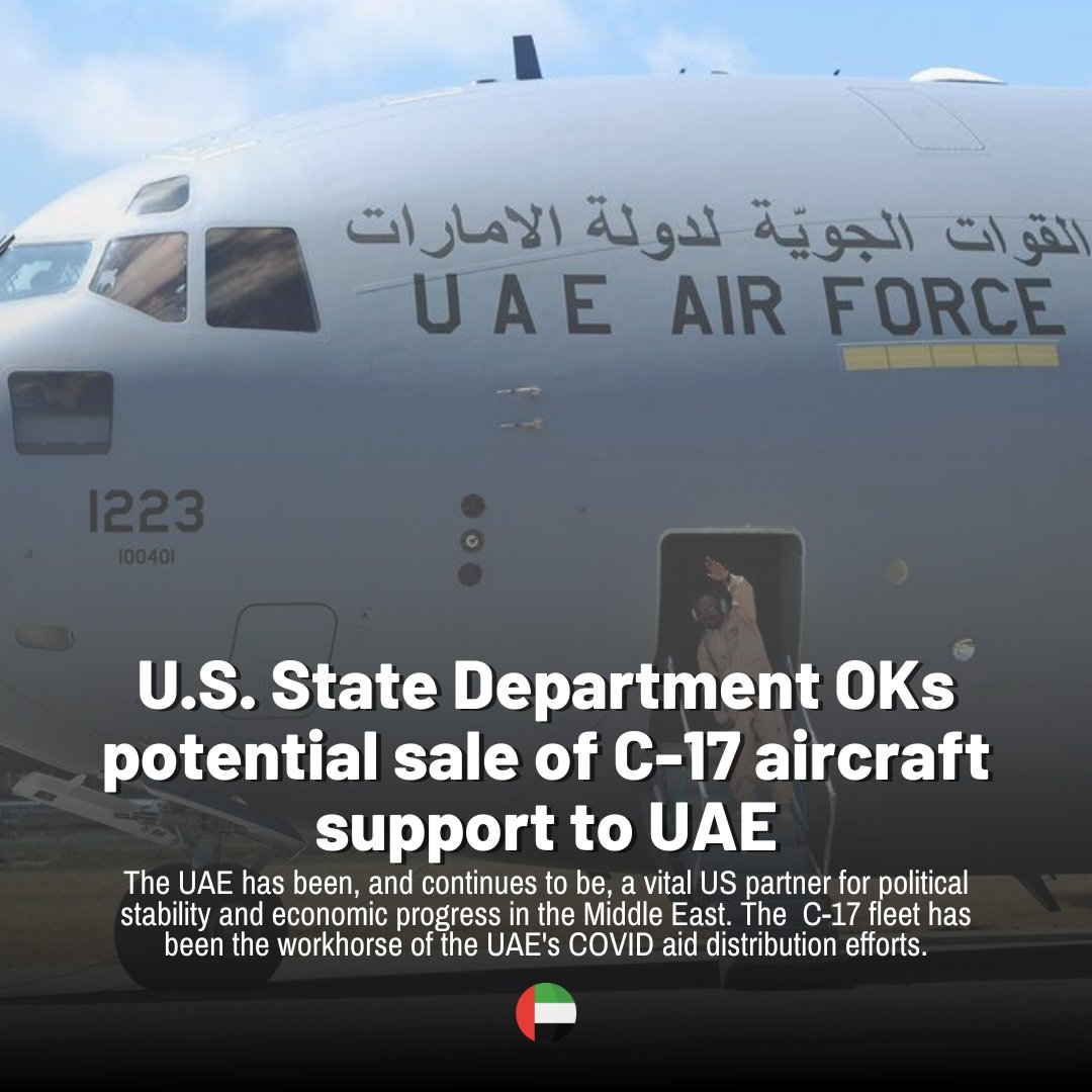 The #UnitedStates and the #UnitedArabEmirates have a solid collaboration in providing #humanitariansupplies to the globe in times of need.