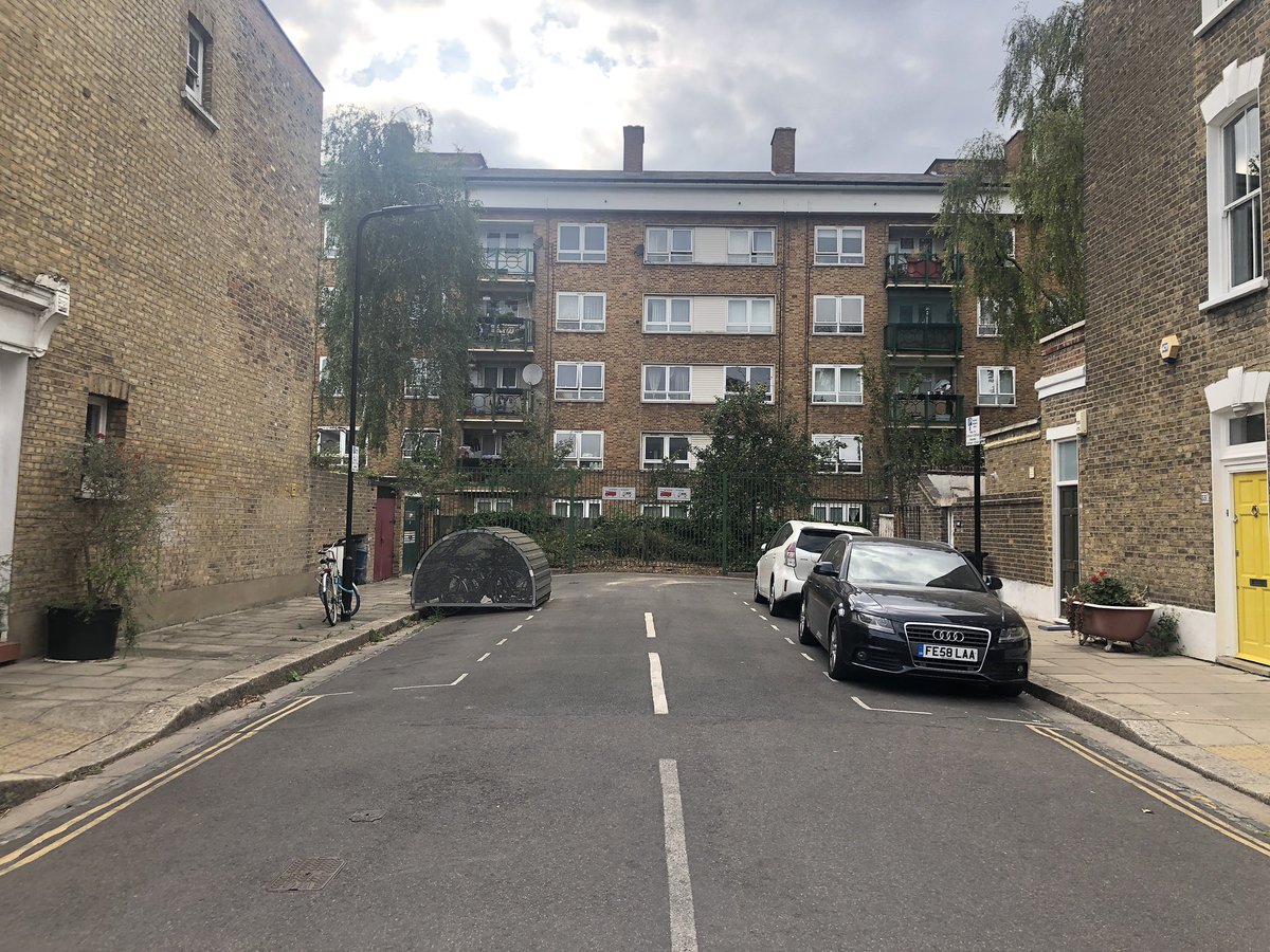 on Twitter "Knebworth Rd, which used to connect Nevill Rd and