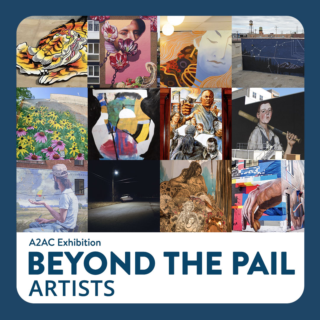 A2AC (Ann Arbor Art Center) (@a2artcenter) on Twitter photo Beyond the Pail features work from:
Boy Kong | Gaia | Emily Herr | <a href="/themaryi/">Mary Iverson</a> | Louise Jones | Yusuf Lateef | <a href="/hubertmassey/">Hubert Massey</a> | Tim Parsley | <a href="/heypatyeah/">Pat Perry</a> | <a href="/photo313/">Sal Rodriguez</a> | <a href="/swoon/">Sherry Steele</a> | <a href="/taylurk/">Taylor White</a>
Head here for more on the exhibition and its artists: annarborartcenter.org/beyond-the-pai⦠Beyond the Pail features work from:
Boy Kong | Gaia | Emily Herr | <a href="/themaryi/">Mary Iverson</a> | Louise Jones | Yusuf Lateef | <a href="/hubertmassey/">Hubert Massey</a> | Tim Parsley | <a href="/heypatyeah/">Pat Perry</a> | <a href="/photo313/">Sal Rodriguez</a> | <a href="/swoon/">Sherry Steele</a> | <a href="/taylurk/">Taylor White</a>
Head here for more on the exhibition and its artists: annarborartcenter.org/beyond-the-paiā¦