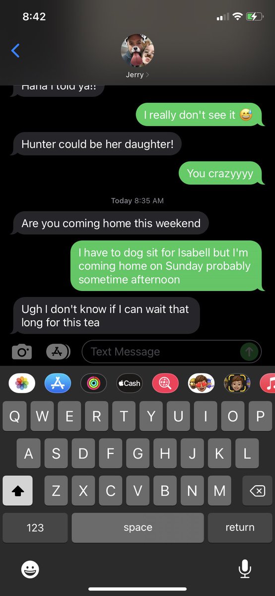 EmilyTheAce's tweet photo. Jerry is ready to SPILL ☕️ 
he cracks me up https://t.co/pSRvdLbk7K
