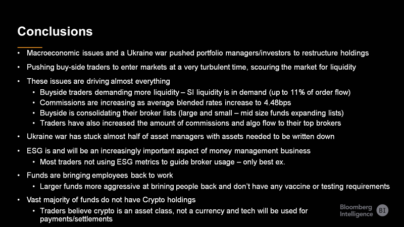 ltabb's tweet photo. Euro Trading 2022. Here is the presentation video.

We talked with 93 head and senior Euro equity traders from May through June and this is a replay of our presentation from earlier this week 

https://t.co/KXKXSXa8ar https://t.co/OPqAcPFAar