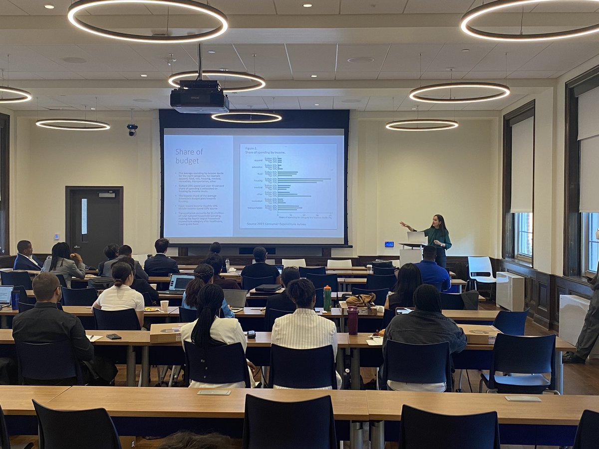 HowardEcon's tweet photo. The last day of the #AEASP2022 😢 and this morning students are presenting their research. #EconTwitter @AEACSMGEP https://t.co/OEfoWylO7R
