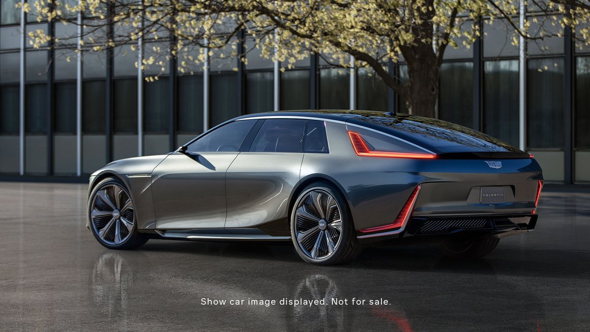Cadillac's tweet photo. CELESTIQ has arrived, bringing to life Cadillac's purest expression of design and innovation. A defining statement of a true Cadillac flagship. See for yourself here: https://t.co/vf5AmcmKRv #CELESTIQ #BeIconic https://t.co/xe3pS8PQvx
