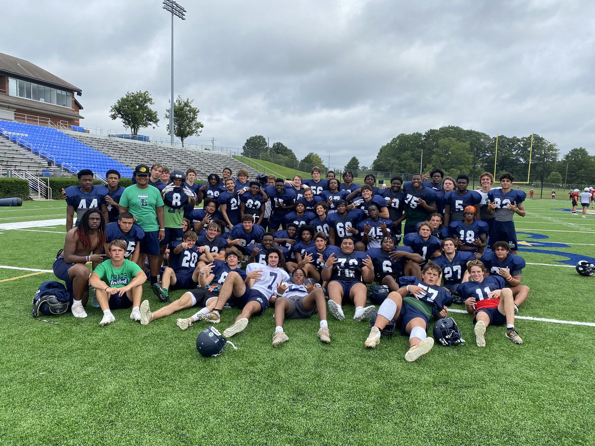 Huge steps taken as a Team at Team Camp this week. Thank you <a href="/WingateFb/">Wingate Bulldogs Football</a> for hosting us. #FeedThePride