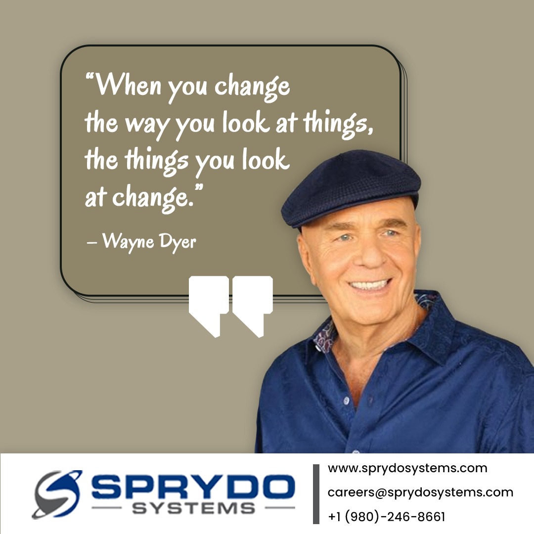 sprydo_systems's tweet photo. “When you change the way you look at things, the things you look at change.” Wayne Dyer

https://t.co/8zQZFwt3UP

#Sprydosystems #OPT #CPT #Dataengineer #Demosession #Online #Offline #Dataengineerjobs #Marketing #Dataengineertraining #Onlinedataengineertraining https://t.co/Jk2nTC2qBw
