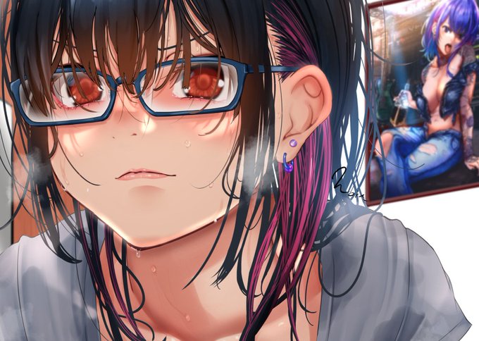 高精細差分合計9枚
元イラスト1枚
メガネ有3枚
メガネ無し3枚
自撮り風2枚(セリフ有無)

FANBOX
https://t.co/ma8m6xElql

Fantia
https://t.co/Zcqx3ZTPP2 