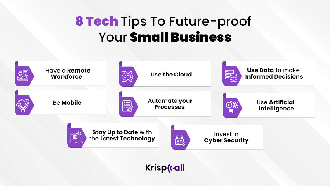 Krispcall's tweet photo. With the rise in demand for technology-based services, it's important to ensure your small business has the right tech tools in place to help it grow. 💼 📈 
🔗 Here are 8 tech tips to future-proof your small business: https://t.co/umAou3TLue
 #smallbusiness #technologytips #tech https://t.co/kL68YXKGTG