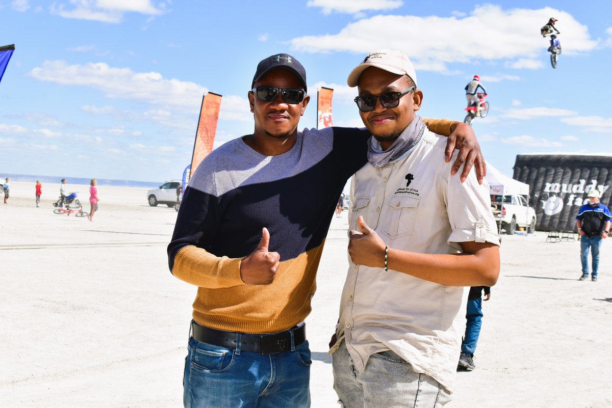 E4Africa's tweet photo. It was with great honour and pleasure to be invited to be part of #MuddyFace ’s Makgadikgadi Moonlight Adventure 2022 extravaganza. We get welcome donations from being a part of the event but also exposure for the great work we do in aiming for #humanelephantcoexistence. https://t.co/1BQHLmRwRO