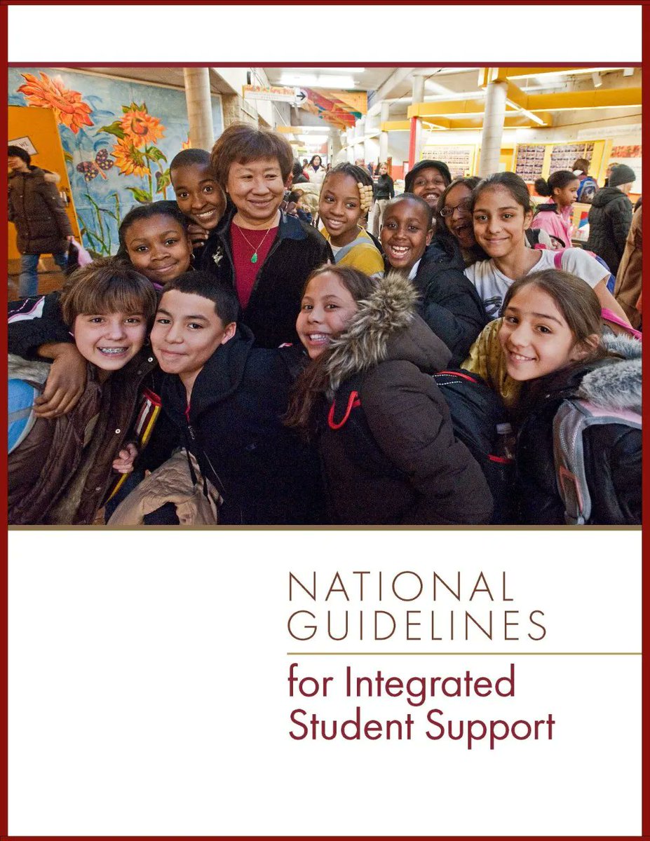 Evidence points to best practices for addressing students’ comprehensive strengths and needs. The first National Guidelines for Integrated Student Support bring insights from researchers and practitioners together. Learn more: buff.ly/3OtIhOk