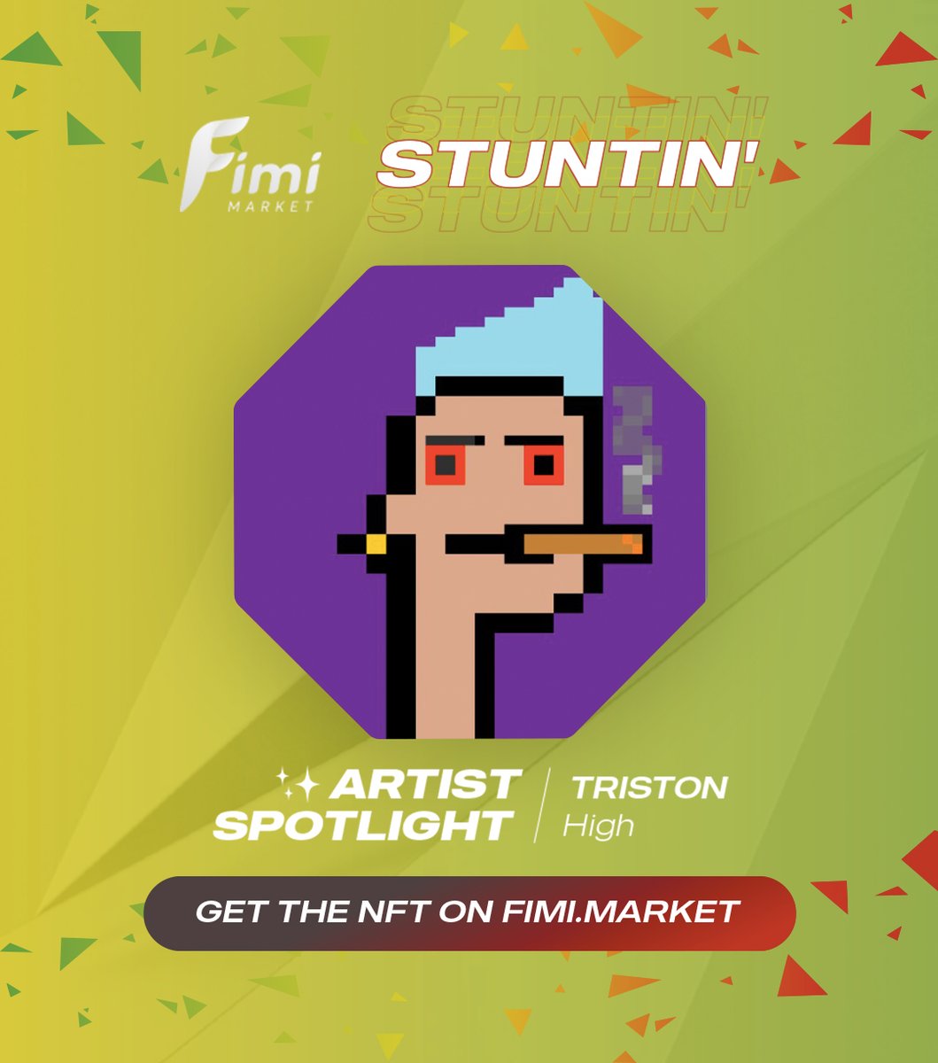 This #NFT by Triston is definitely giving us #TGIF vibes. 

See it here: nft.fimi.market/detail/nft/690… 

#fimi #pfp #nftart