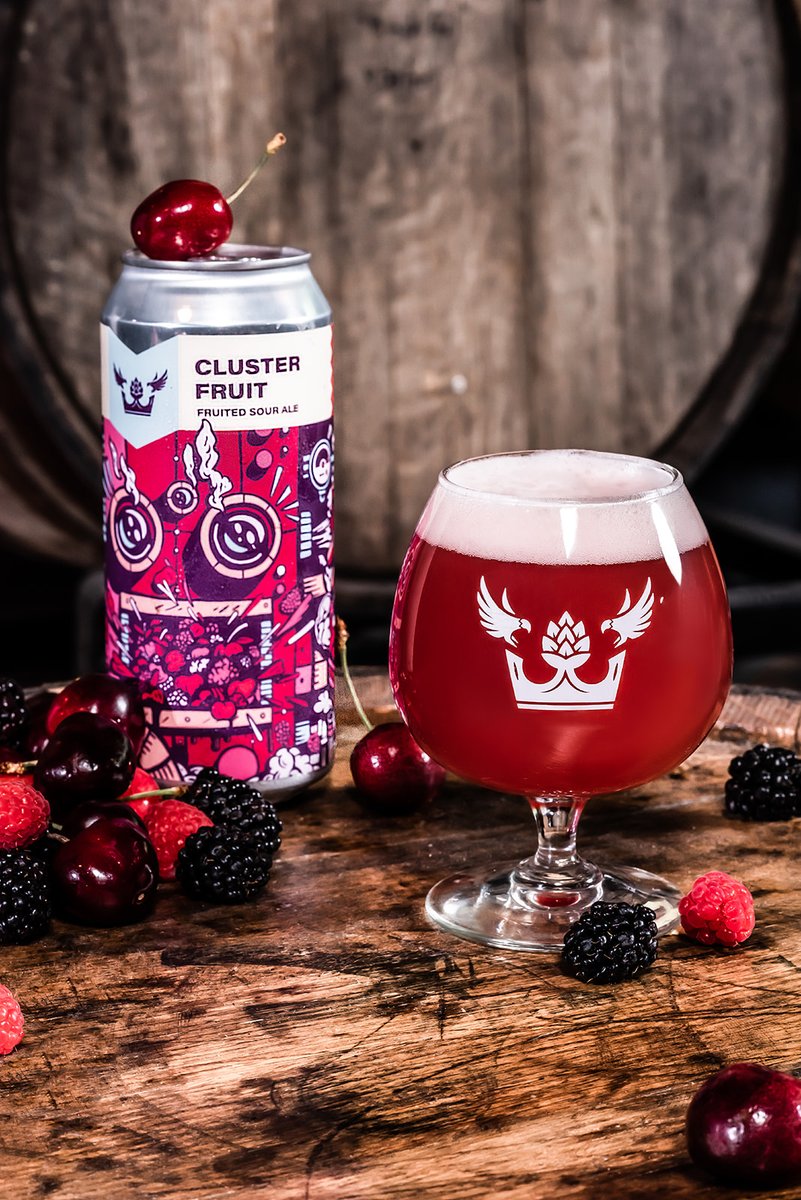 You drank it all so we made more! Clusterfruit is fresh off the canning line this week and back in the cooler for you to enjoy! This sour is packed with raspberries, blackberries and cherries. It's tart and super jammy with a hint of sweetness! Happy Friday!