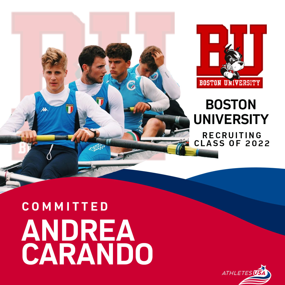Congrats to Andrea Carando on her commitment to Boston University, Massachusetts in the NCAA  D1 🚣‍♀️🎓🇺🇸✍ He will join the program in Fall 2022 💪

Check out hisrecruiting profile: https://athletesu... zpr.io/dqt5SqaUV8ta