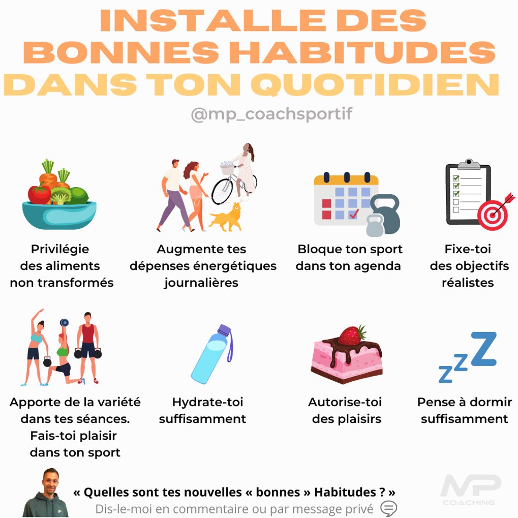 MP_Coaching's tweet photo. Tu souhaites perdre du poids et retrouver une meilleure forme physique‼️

𝐐𝐮𝐞 𝐦𝐞𝐭𝐬-𝐭𝐮 𝐞𝐧 𝐩𝐥𝐚𝐜𝐞 𝐝𝐚𝐧𝐬 𝐭𝐨𝐧 𝐪𝐮𝐨𝐭𝐢𝐝𝐢𝐞𝐧 𝐩𝐨𝐮𝐫 𝐚𝐭𝐭𝐞𝐢𝐧𝐝𝐫𝐞 𝐜𝐞𝐬 𝐨𝐛𝐣𝐞𝐜𝐭𝐢𝐟𝐬⁉️

#perdredupoids #perdredugras #silhouettetonique #coachsportif #mathieuperez https://t.co/Hc7T9vqaM5