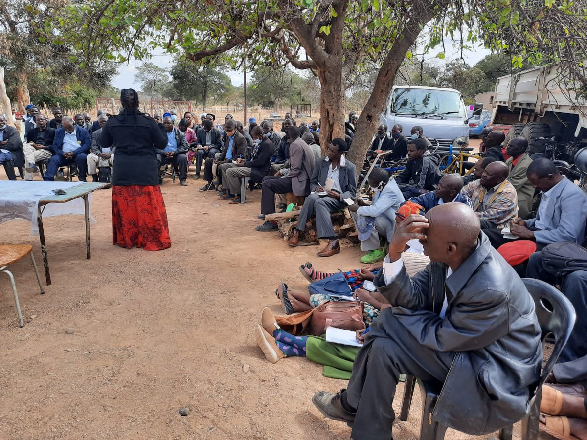 Our Kwekwe Chapter had a male engagement meeting in Zhombe at Chief Gwesela homestead. The meeting brought to light issues of low participation of women in local leadership and the need to raise more awareness on women's rights especially to men
#westandforpeace
<a href="/awdf01/">African Women's Development Fund</a>