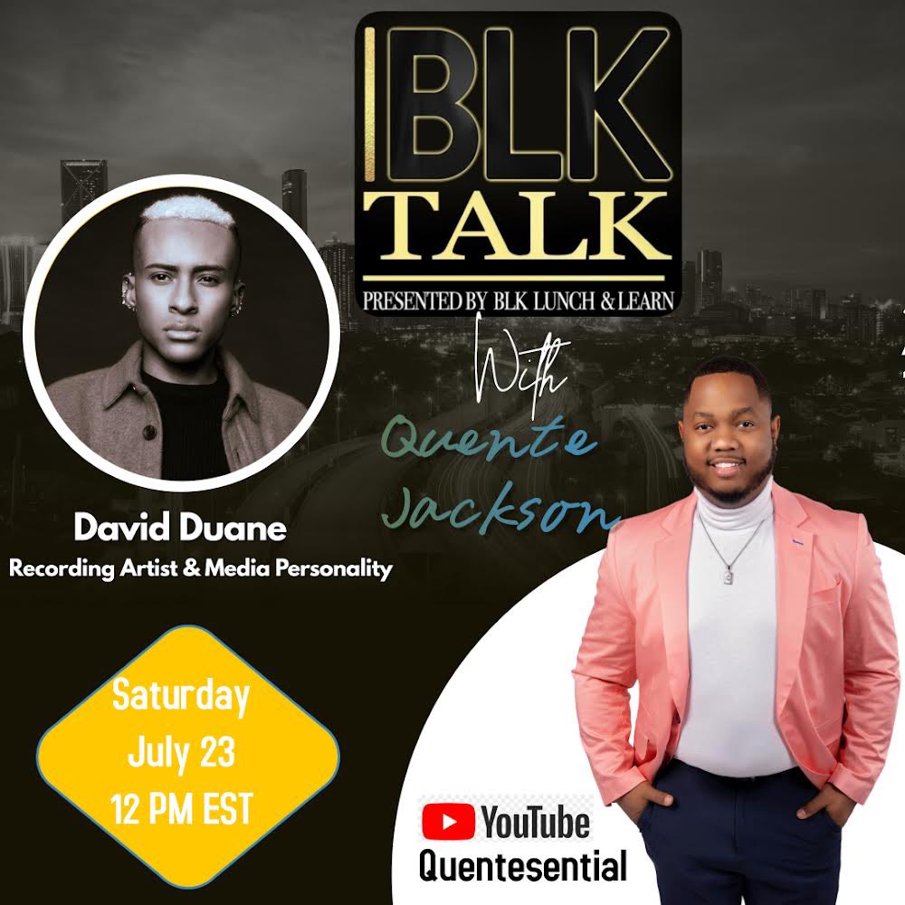 QuenteSential1's tweet photo. This Saturday  @DDuaneOfficial x #BLKTalk https://t.co/3rVlzGH8oL https://t.co/wpJEI11Vhv