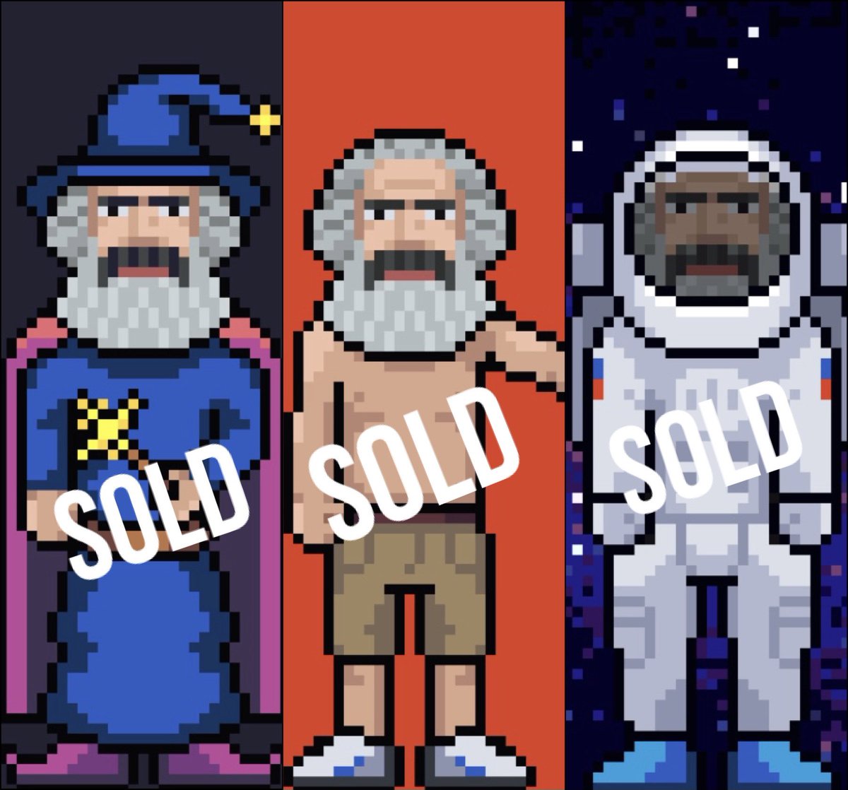 CryptoMarx1's tweet photo. 3 Crypto Marx sold ! 🔥

Thanks to the buyer🙏 welcome to the family comrade! 

New Crypto Marx Dropping soon 💧

https://t.co/EEwU5WC8xE

#nftart #nftcollector #NFT https://t.co/1izDR1nnKb
