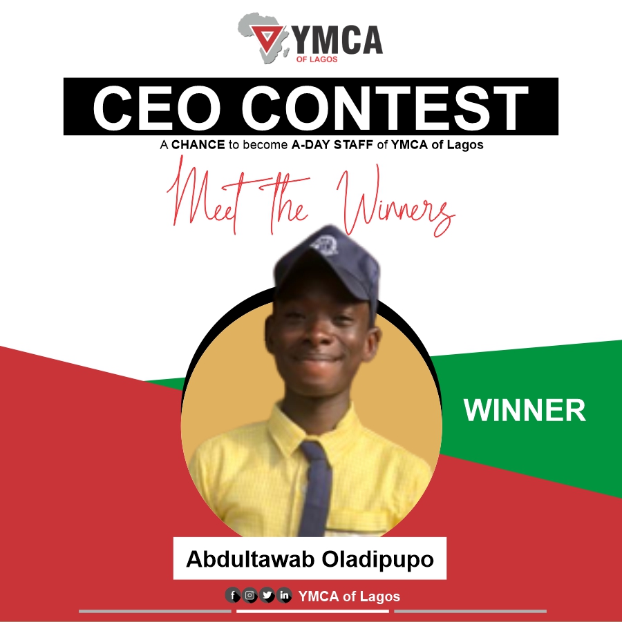 LagosYMCA's tweet photo. 2022 YMCA OF LAGOS CEO CONTEST
🔻
UNVEILING OF THE TOP 3
Winner 🏆🏅 - Abdultawab Oladipupo 
1st Runner Up 🥈 - Precious Bulus
2nd Runner Up 🥉 - Teslimah Ajanosi
🔻
#YMCA #CEOContest #YE4Good #ServiceToHumanity https://t.co/in76wpmuMG