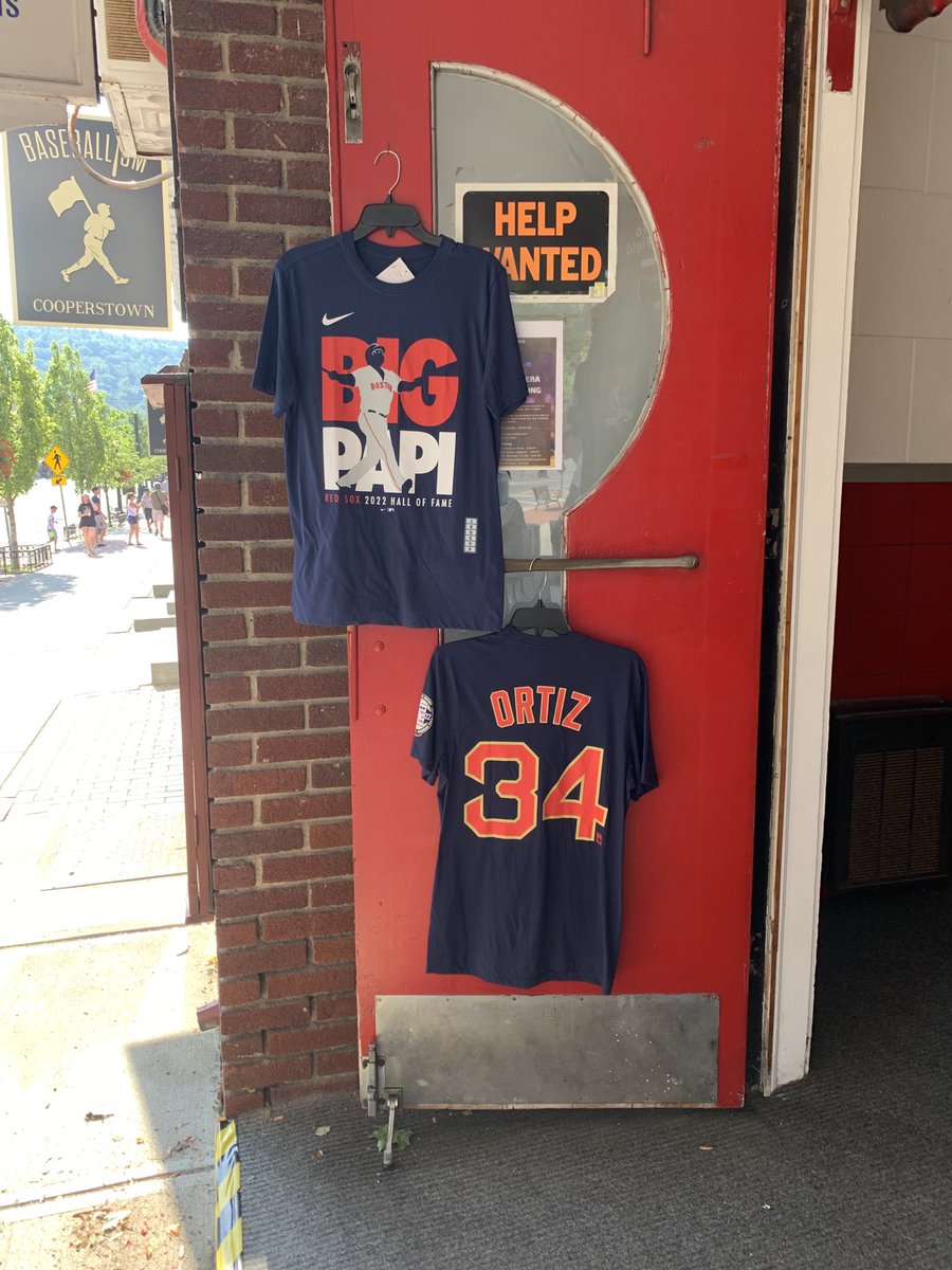 DukeCastiglione's tweet photo. Cooperstown is getting ready for @davidortiz @baseballhall #Inductionweekend #wcvb https://t.co/voFRLGAbzQ