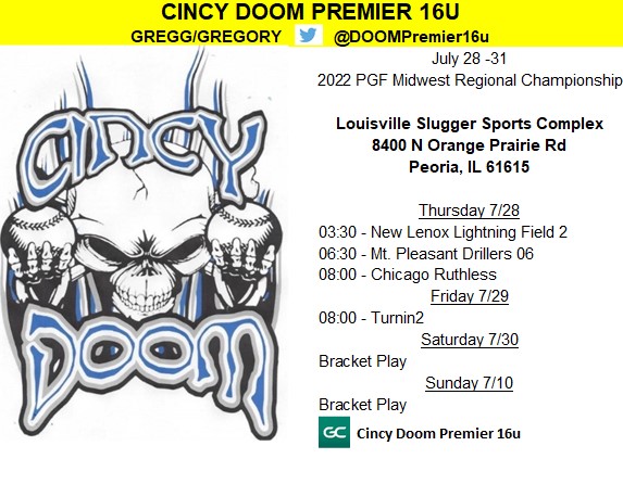 CINCY DOOM PREMIER 18U - GREGG/GREGORY tweet media