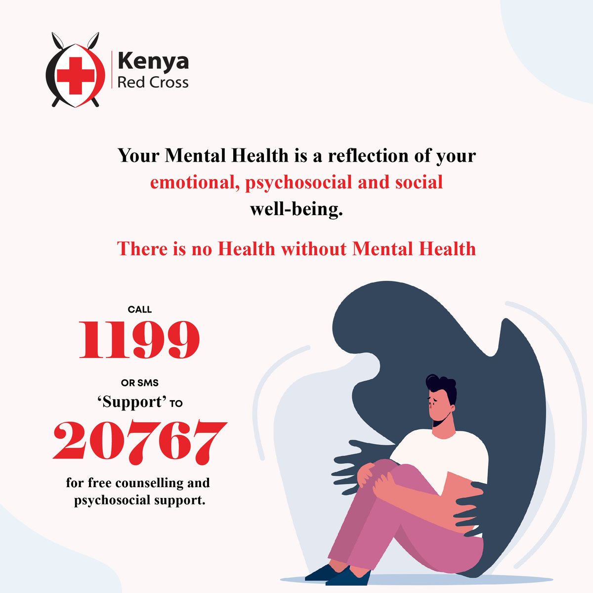 KenyaRedCross's tweet photo. #MentalHealthMatters 💚 https://t.co/hiCvfDgL82