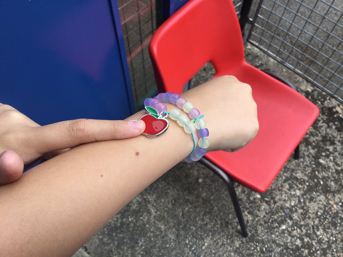 MissMAbraham's tweet photo. Enjoyed exploring what happened to our UV and glow in the dark beads in different light levels… #ScienceIsCentral https://t.co/ZejBPtgqRI